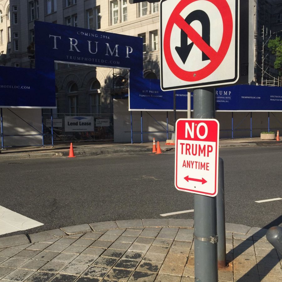 Señales de No Trump en Washington DC