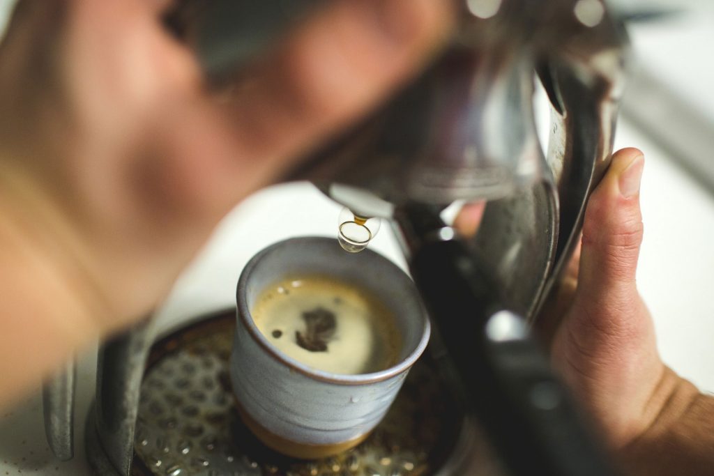 Haciendo café