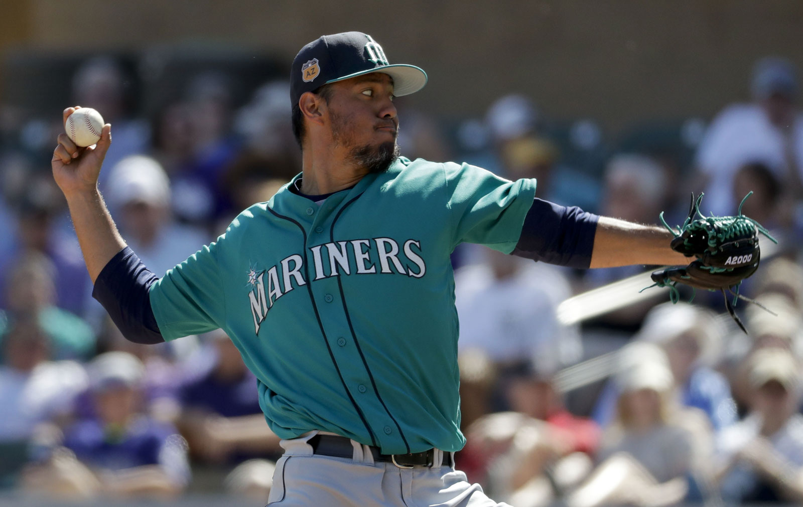 Yovani Gallardo, pitcher de Marineros de Seattle