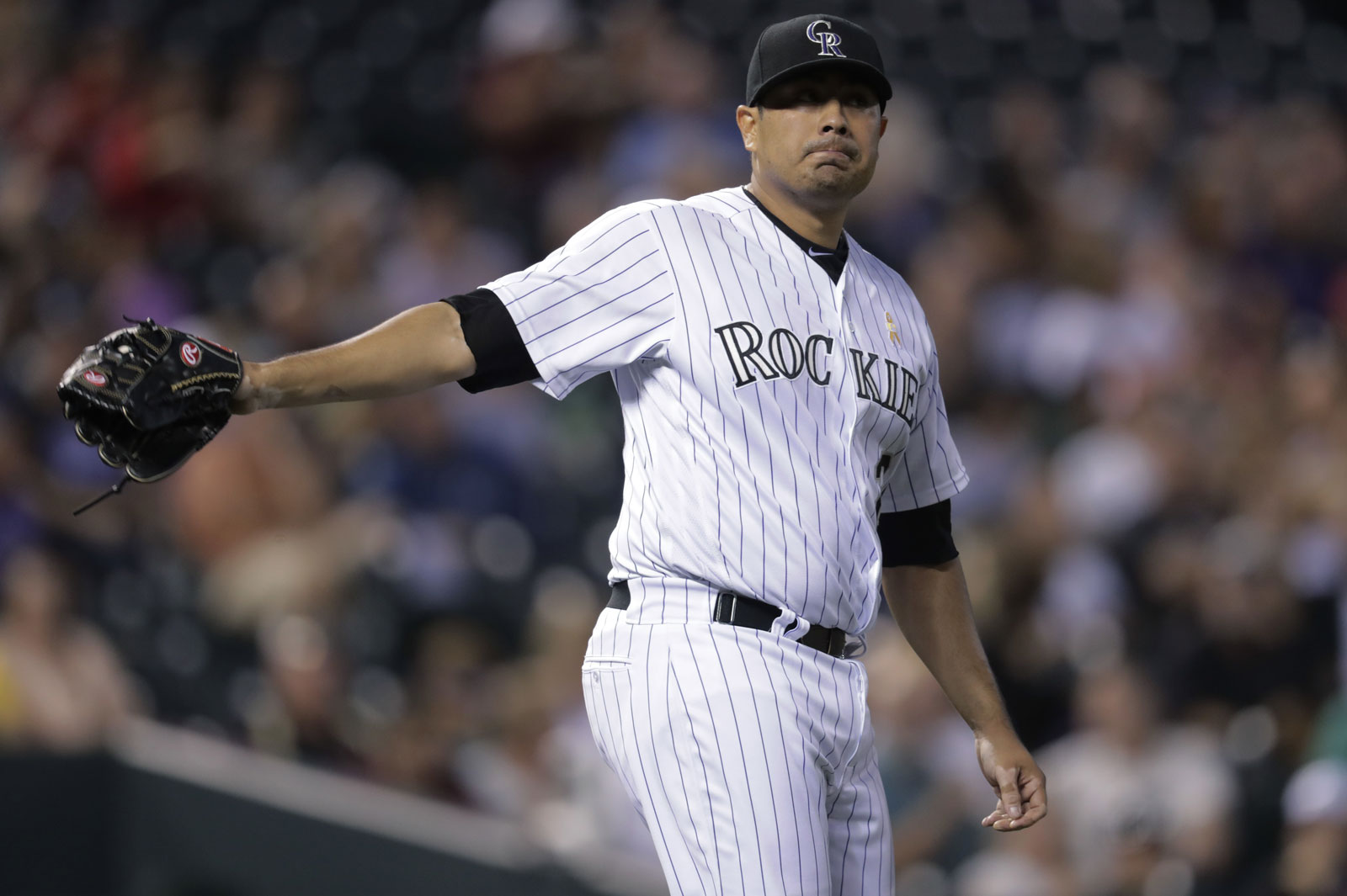 Jorge de la Rosa, pitcher de los Diamondbacks de Arizona