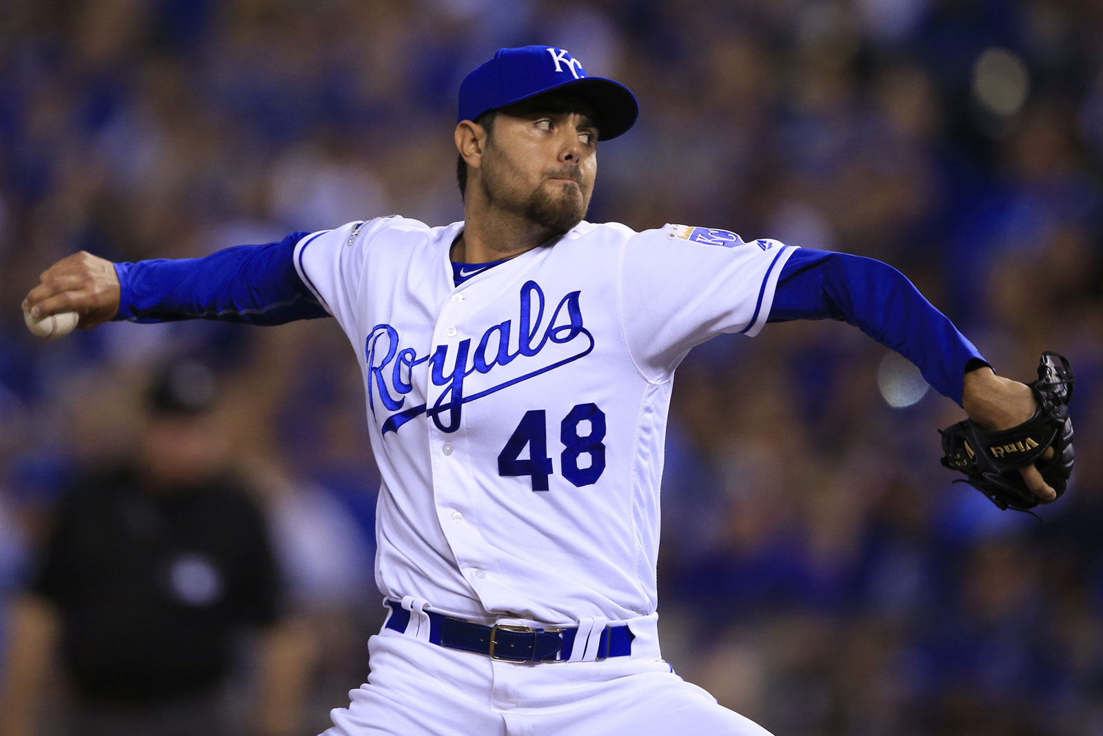 Joakim Soria, pitcher de los Reales de Kansas City