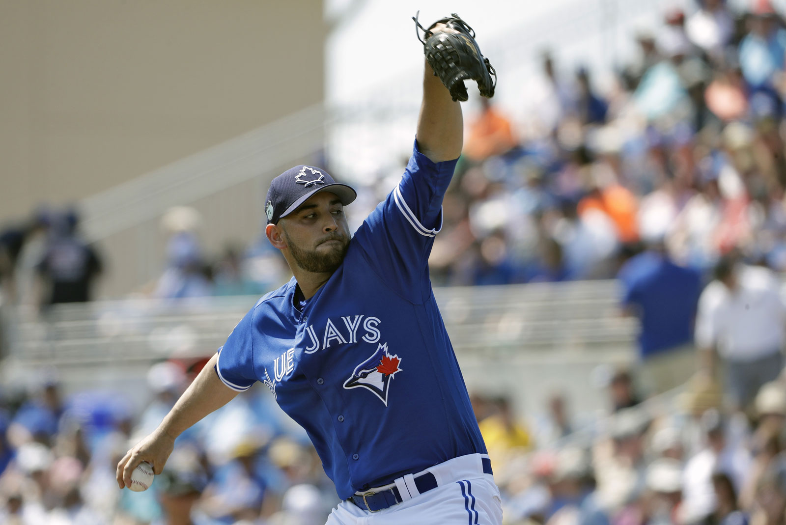 Marco Estrada, pitcher de los Azulejos de Toronto