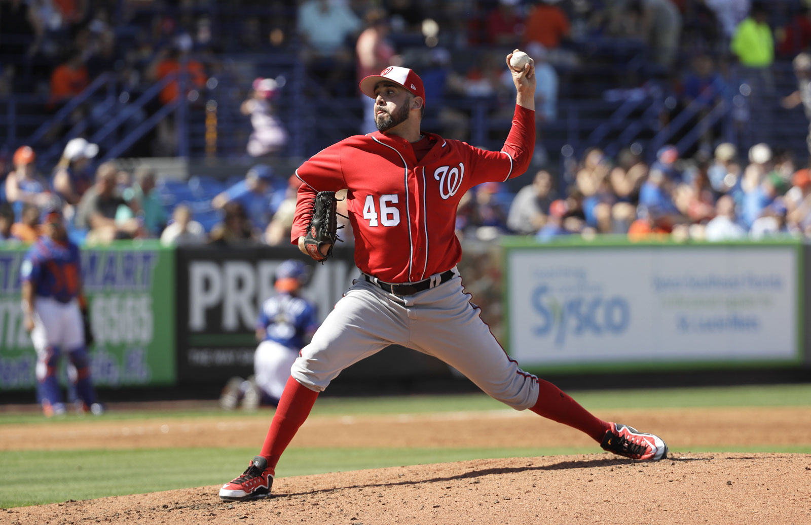 Oliver Pérez, pitcher de los Nacionales de Washington