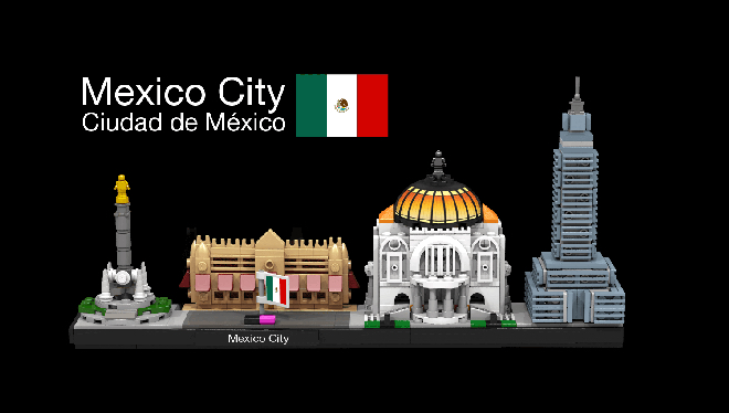 México en Lego.