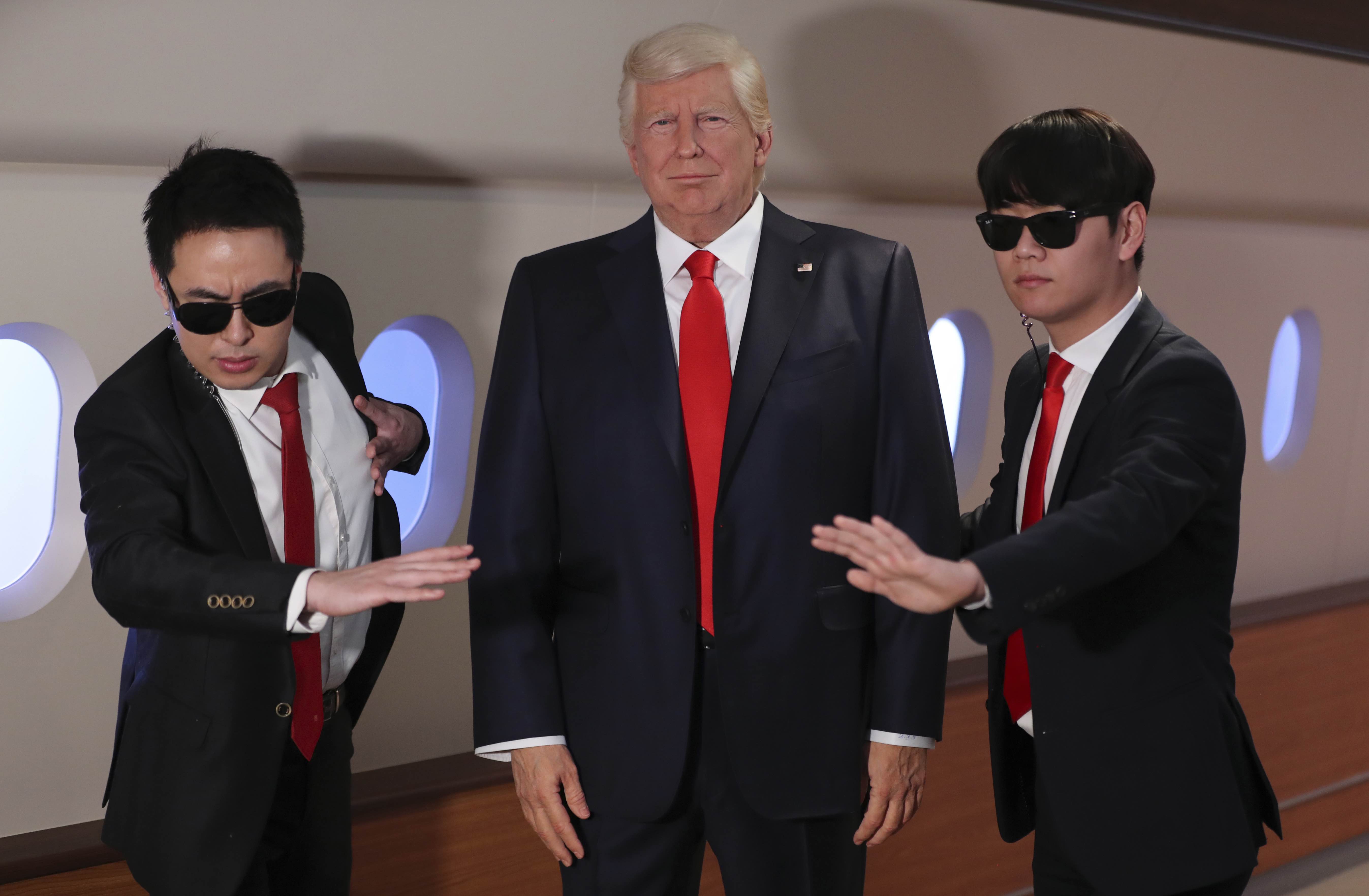 Trump en Corea del Sur.