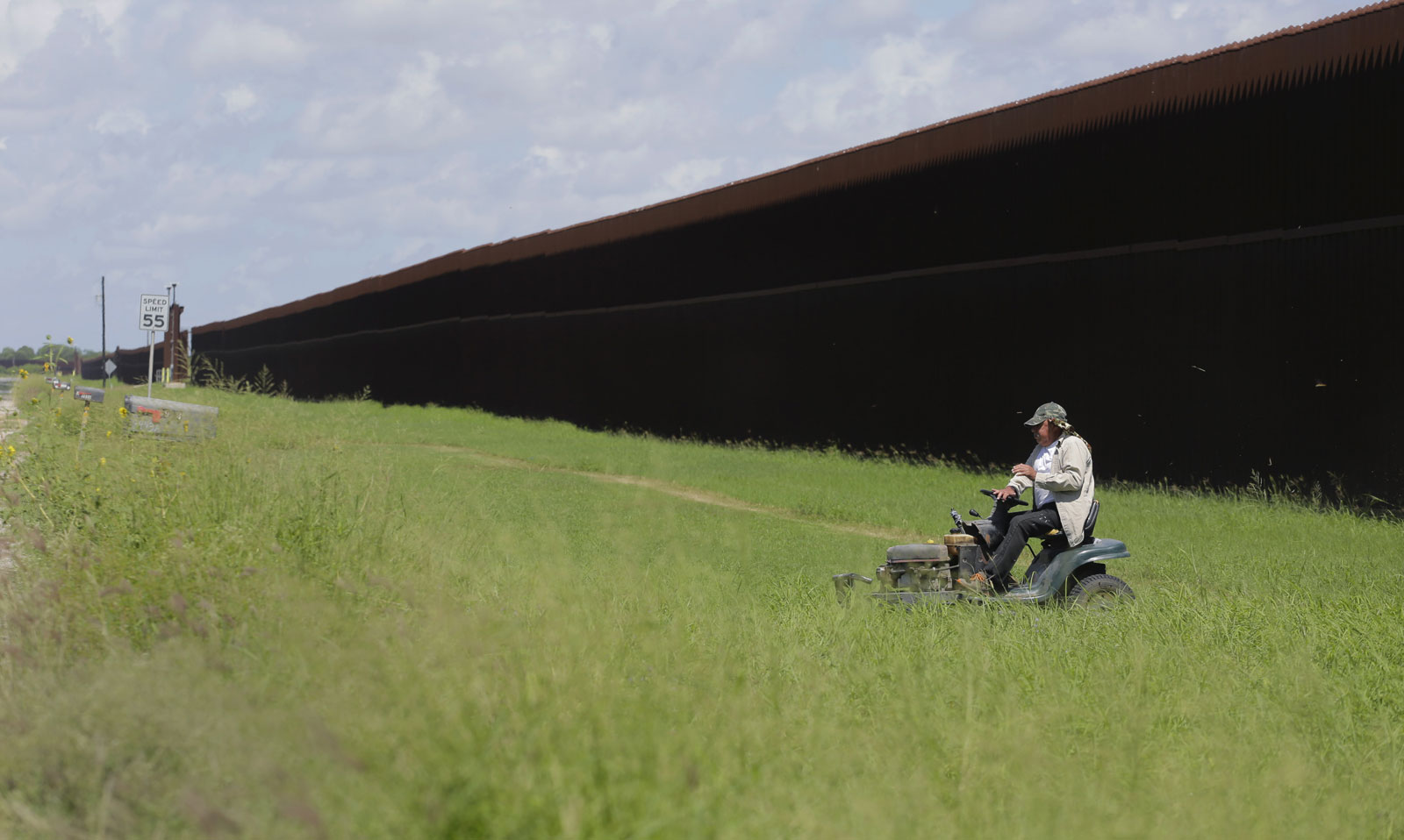 Barda Fronteriza en Brownsville, Texas