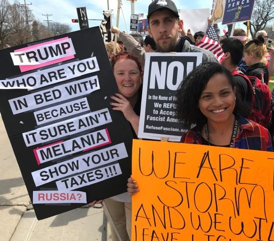 Protesta contra Trump