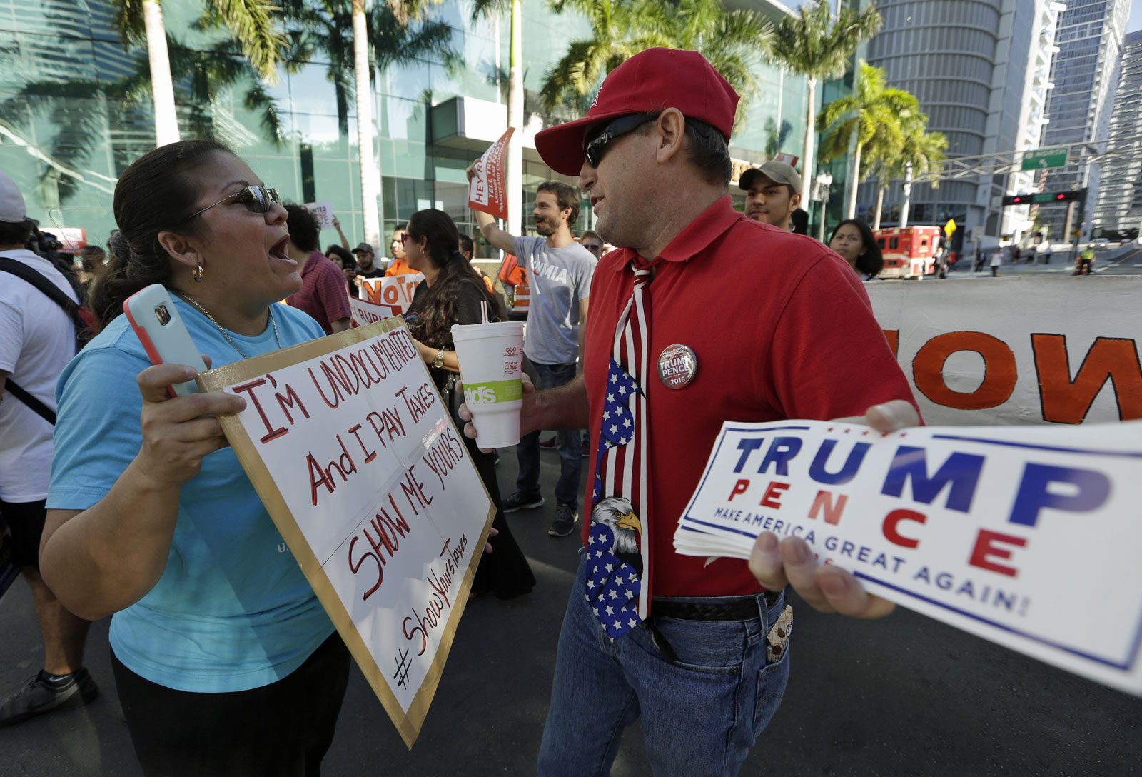 Protesta contra Trump