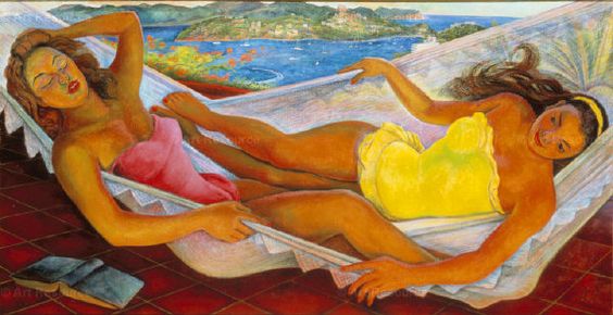 "La hamaca", de Diego Rivera.