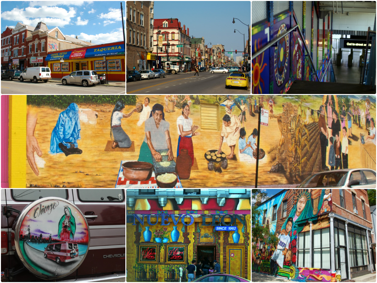 Barrio Pilsen en Chicago.
