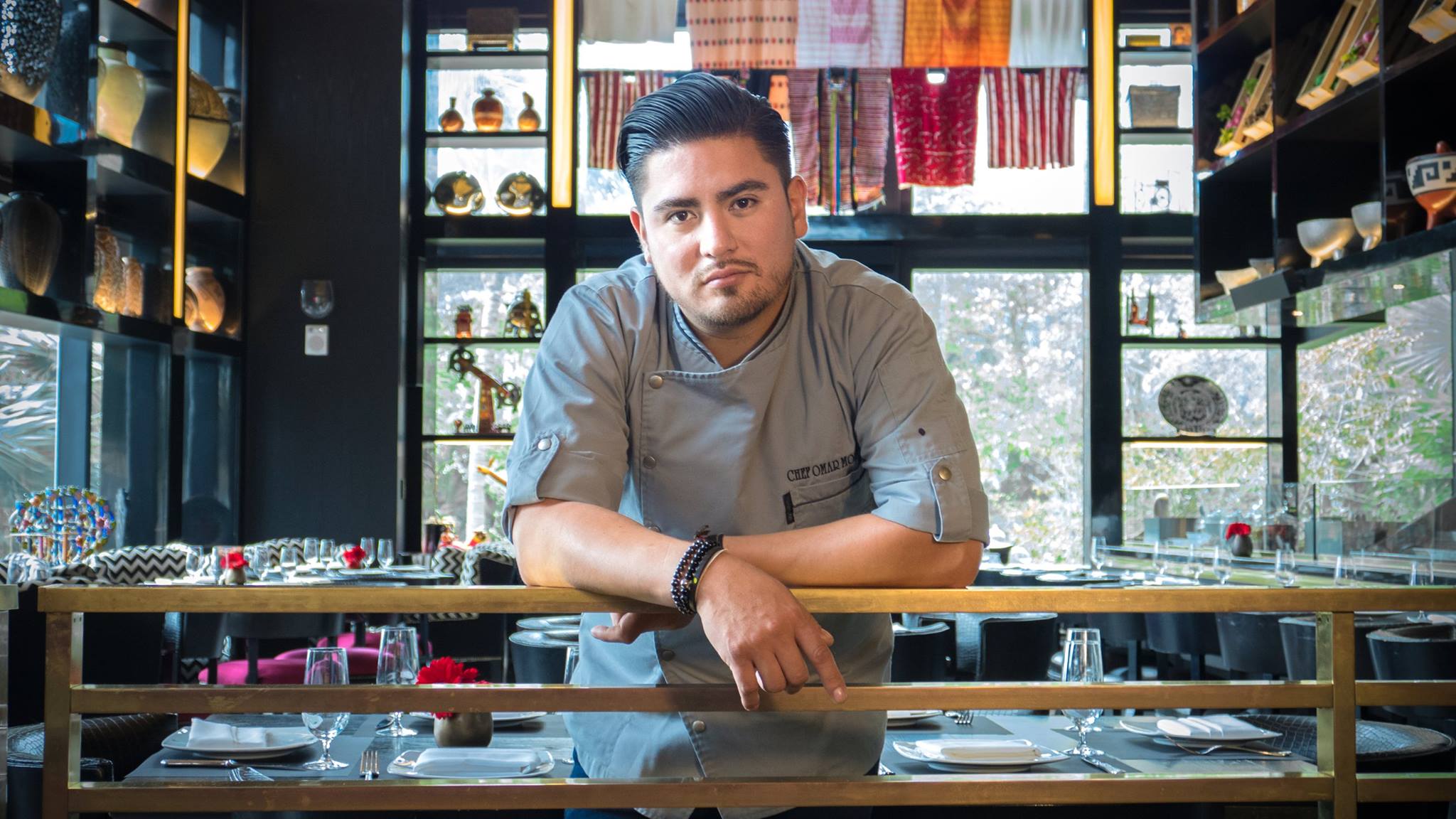 Omar Montero honra la cocina mexicana.