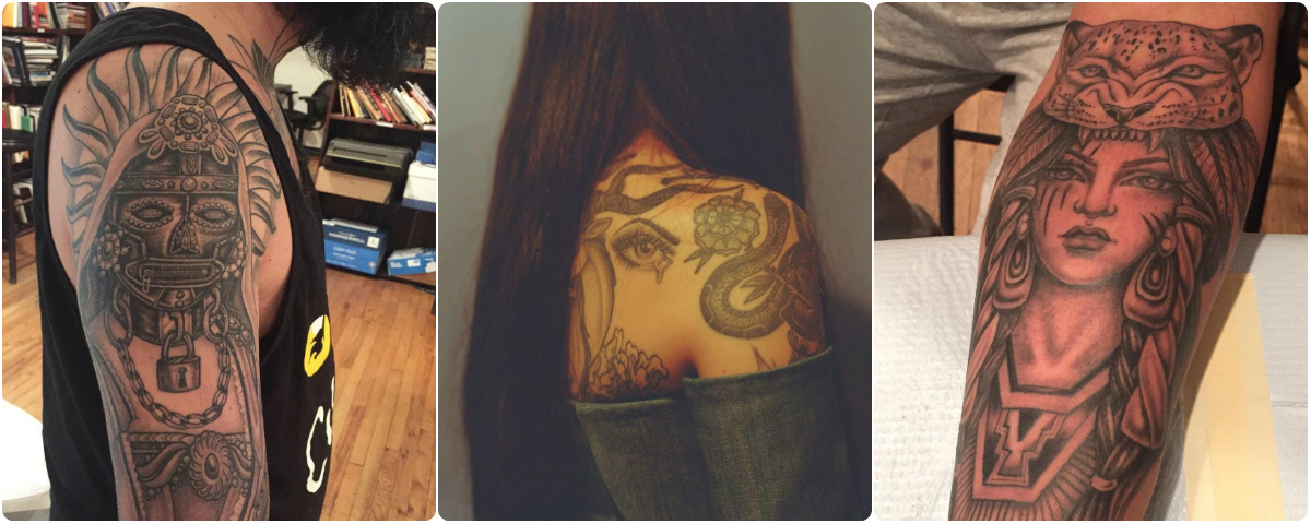 Tatuajes hechos por Tamara.