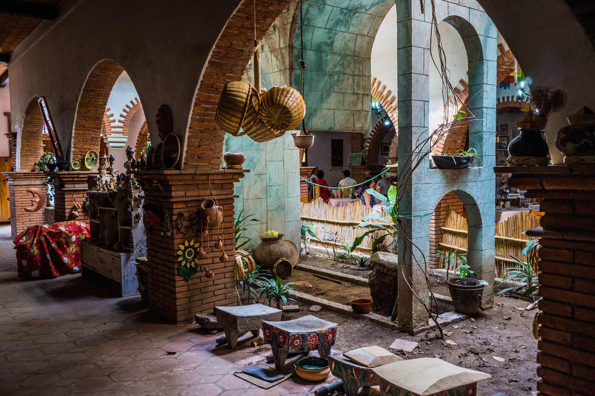 Una vista del restaurante Tlamanalli, de la cocinera Abigail Mendoza.