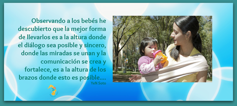 El rebozo, una manera segura para portar a los bebés.