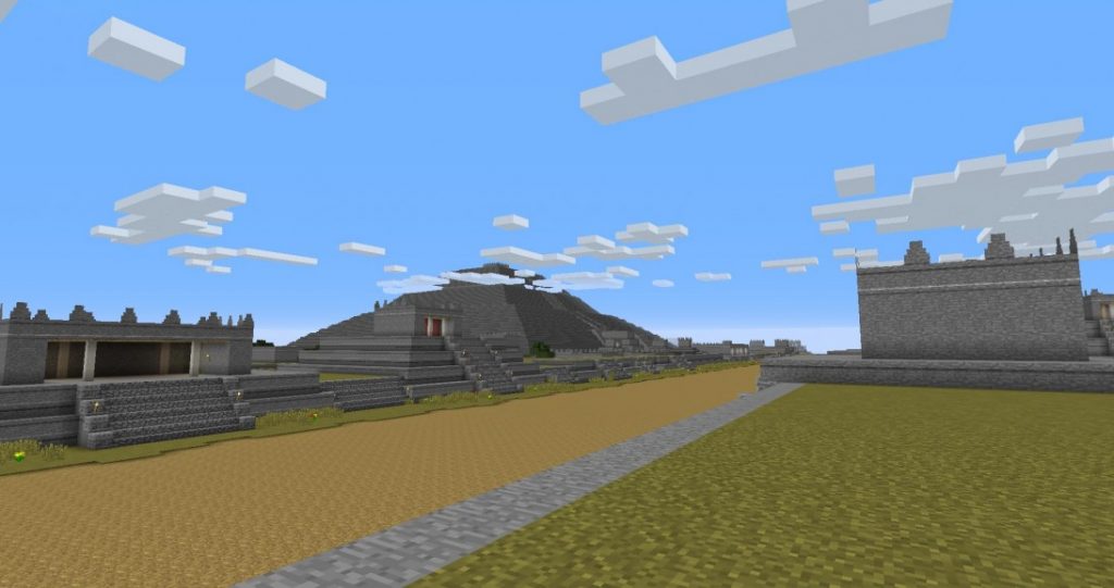 Teotihuacán en Minecraft