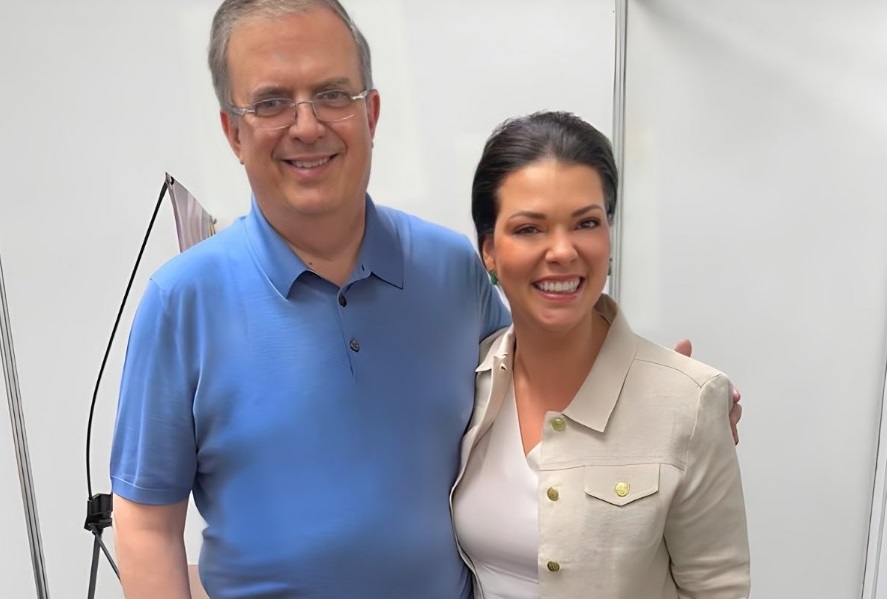 Ella es Rosalinda Bueso, la esposa de Marcelo Ebrard