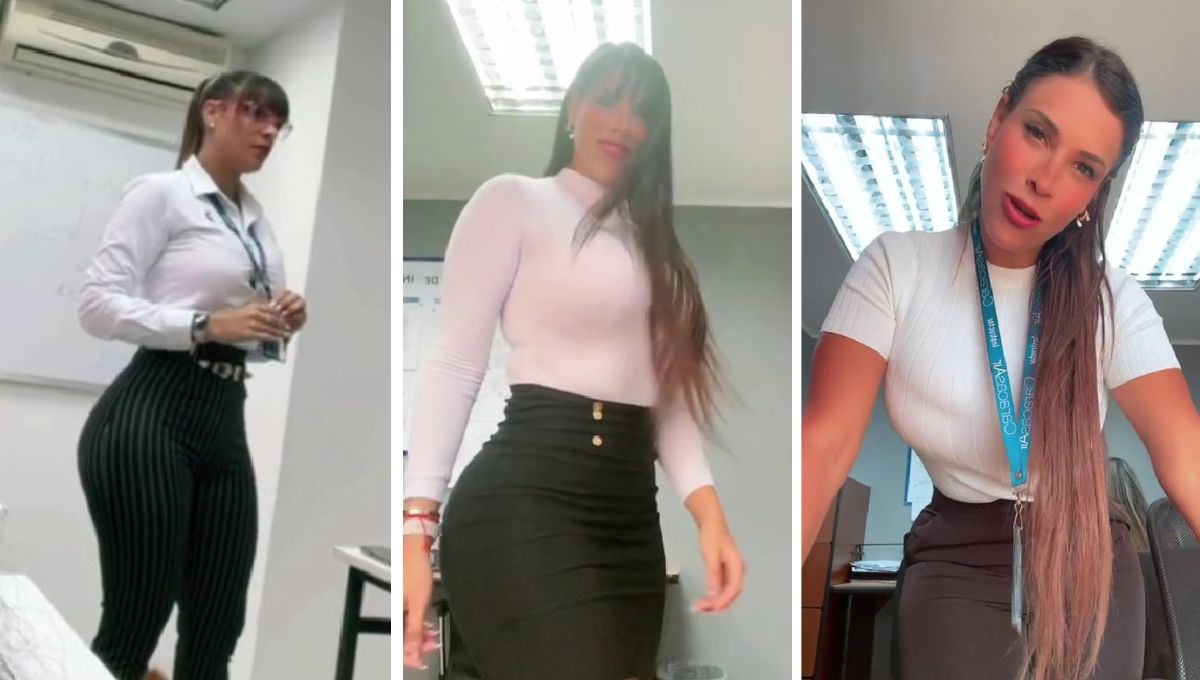 Teacher Goes Viral With The Videos Of Her Classes Simply Because Of Her Good Looks